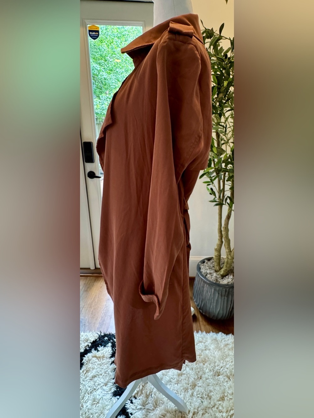 bagatelle Rust-Tone Open Front Layering Jacket-Small - Picture 5 of 13
